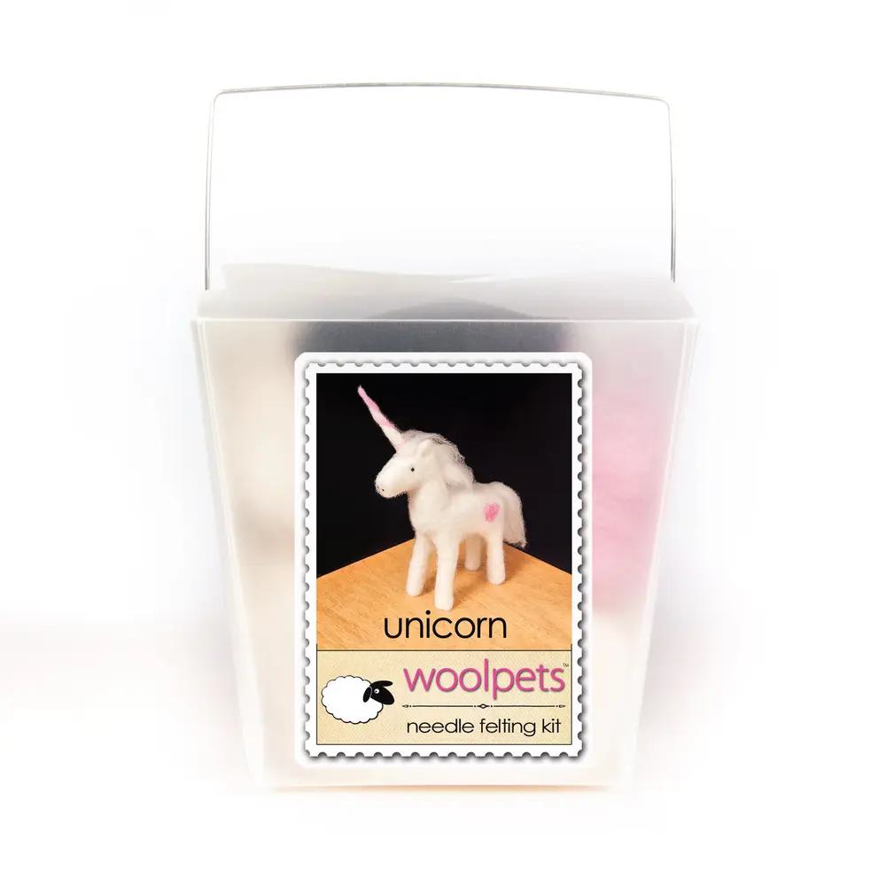 Craft Supplies, Art & School, Woolpets, Needle Felting, Intermediate Kit, Unicorn, 893348